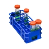 Bel-Art No-Wire Test Tube Rack;For 25-30MM Tubes, 21 Places, Blue